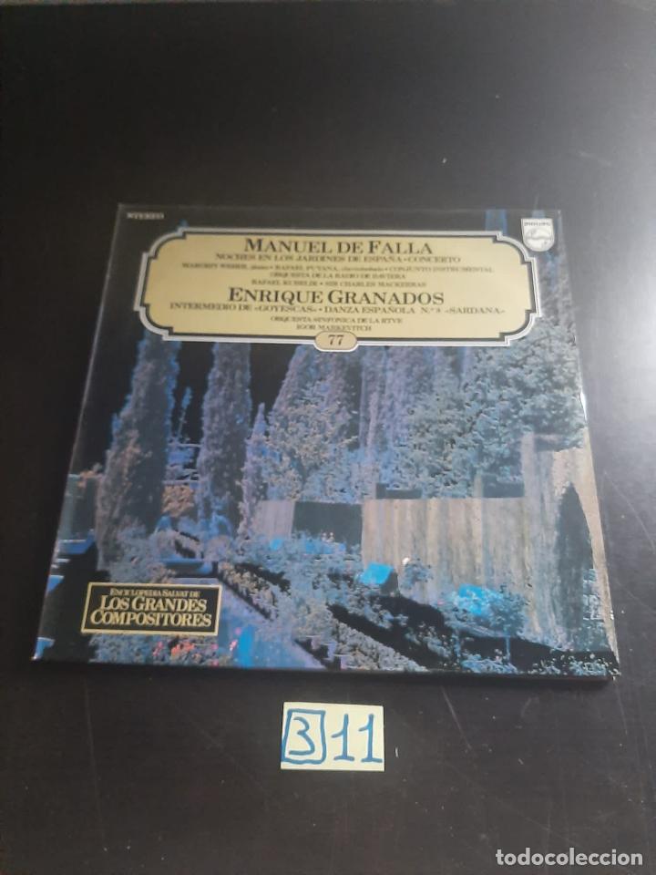 Discos de vinilo: Manuel De Falla Enrique Granados - Foto 1