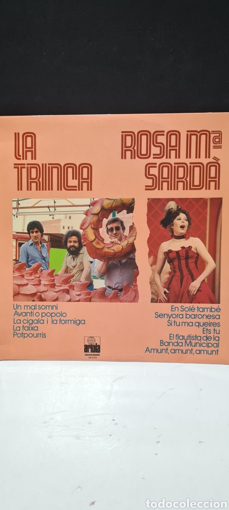 Discos de vinilo: LP. La Trinca i Rosa Maria Sard&agrave;. - Foto 1