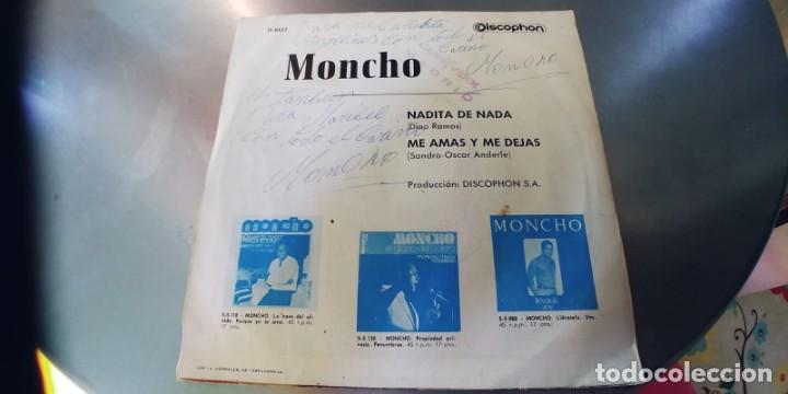 Discos de vinilo: MONCHO-SINGLE NADITA DE NADA - Foto 2