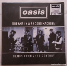 Discos de vinilo: OASIS DREAMS IN A RECORD MACHINE LP CRYSTAL VINYL NUMERADO. Lote 340624633