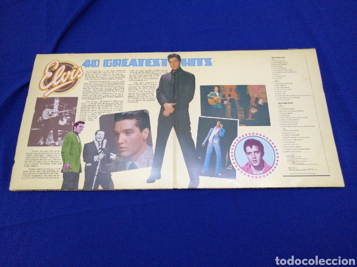 Discos de vinilo: ELVIS 40 GREATEST HITS (VINILO DOBLE) - Foto 2