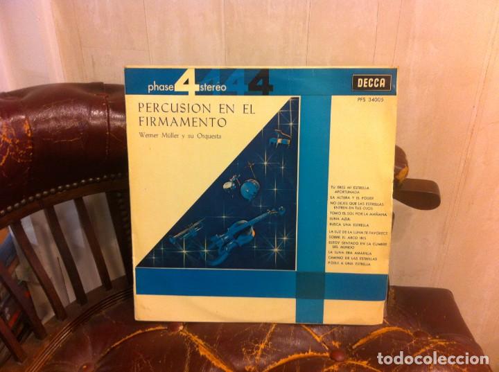 Discos de vinilo: LP. PECURSI&Oacute;N EN EL FIRMAMENTO. WERNER M&Uuml;LLER Y SU ORQUESTA. 1963, DECCA - Foto 1