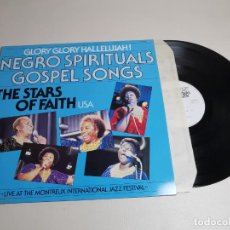 Discos de vinilo: GLORY GLORY HALLEJUHAH ! NEGRO SPIRITUALS GOSPEL SONGS-EBONY GOSPEL RECORDS -SUIZA 1985. Lote 297751388