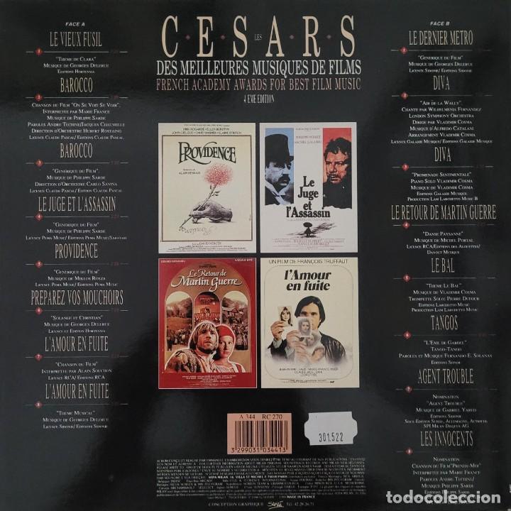 Discos de vinilo: LES CESARS. MUSIQUES DE FILMS - Foto 2