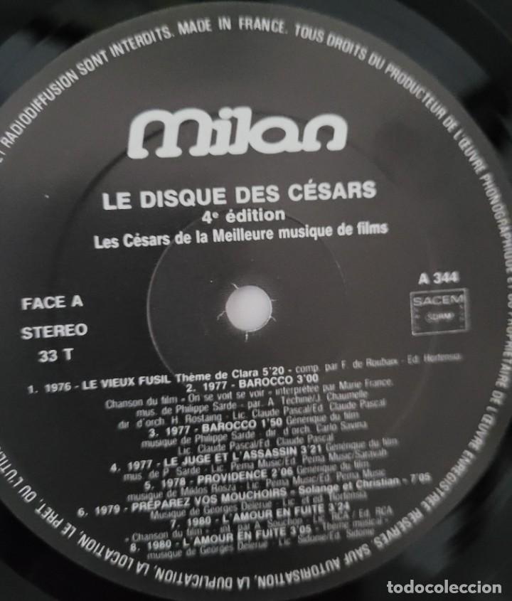 Discos de vinilo: LES CESARS. MUSIQUES DE FILMS - Foto 3