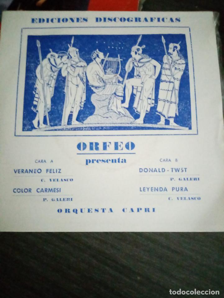 Discos de vinilo: Ediciones discogr&aacute;ficas orfeo presenta orquesta capri - Foto 1