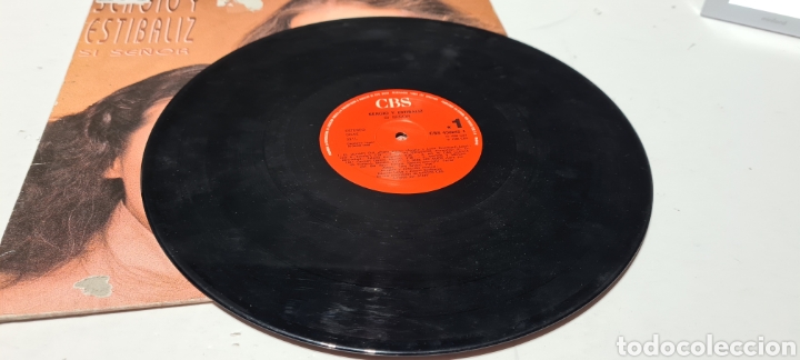 Discos de vinilo: LP. Sergio y Estibaliz. Si Se&ntilde;or. - Foto 2