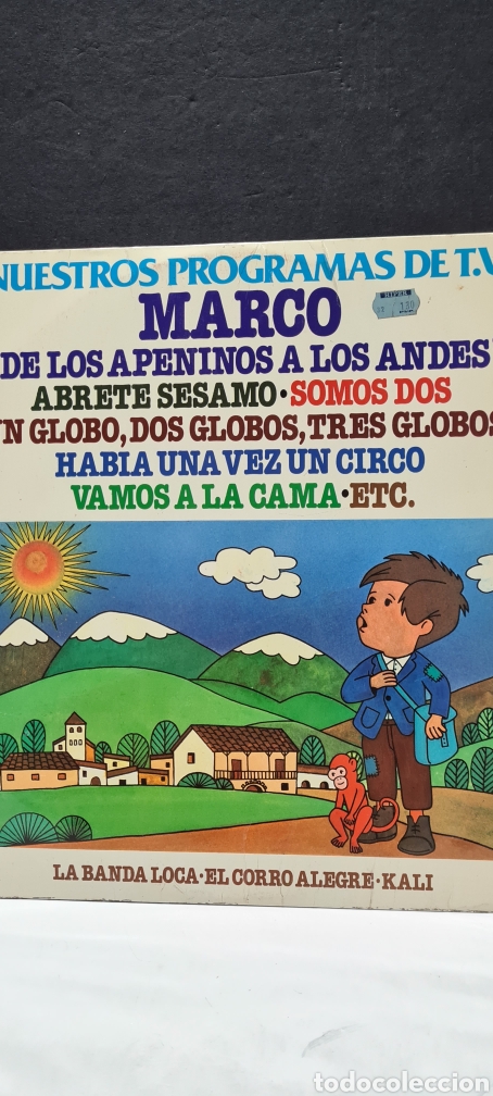 Discos de vinilo: LP. Nuestros Programas de la TV. La Banda Loca. El Corro Alegre. Kali. - Foto 1
