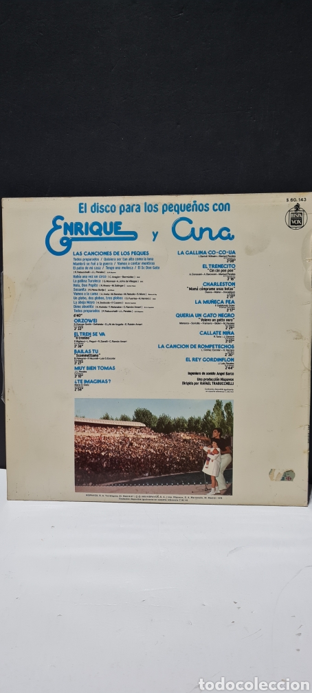 Discos de vinilo: LP. El Disco para los Peques con Enrique y Ana. - Foto 5
