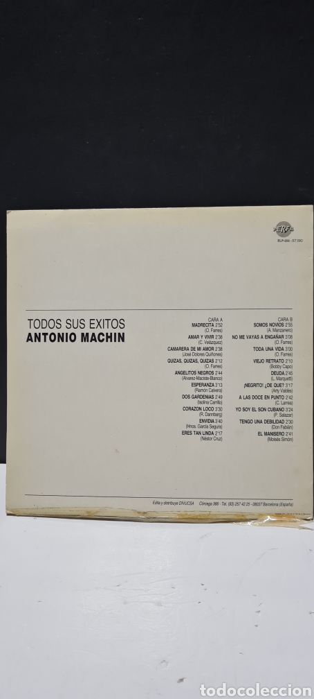 Discos de vinilo: LP. Antonio Machin. Todos sus &Eacute;xitos. - Foto 2