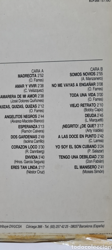 Discos de vinilo: LP. Antonio Machin. Todos sus &Eacute;xitos. - Foto 5