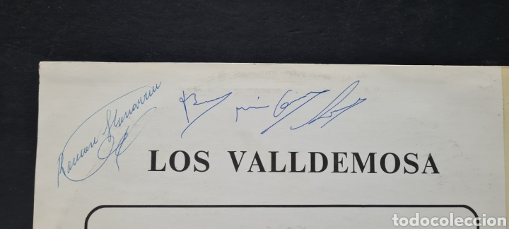 Discos de vinilo: LP. Los Valldemosa. Con firmas en la cubierta - Foto 2