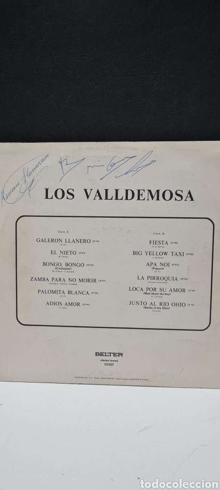 Discos de vinilo: LP. Los Valldemosa. Con firmas en la cubierta - Foto 5