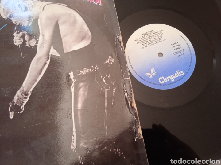 Discos de vinilo: BILLY IDOL. MAXI SINGLE. MONY MONY. LIVE. MADE IN SPAIN. 1987 - Foto 3