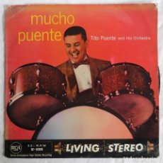 Discos de vinilo: LP VINILO, MUCHO PUENTE, TITO PUENTE AND IS ORCHESTRA 1958. Lote 297838493