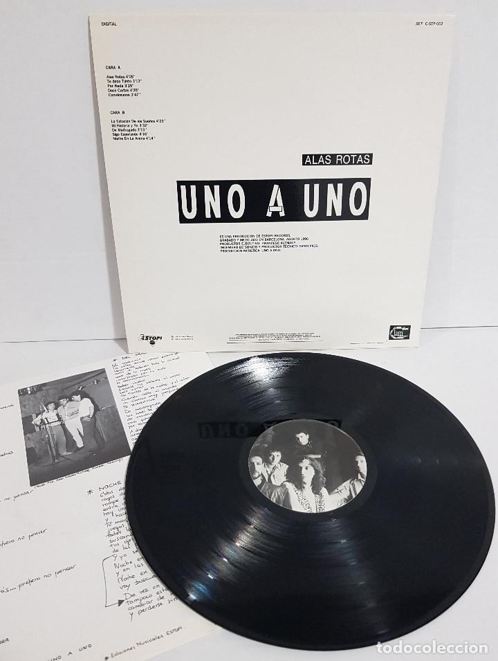 Discos de vinilo: UNO A UNO - ALAS ROTAS - Foto 3