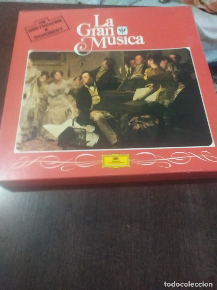Discos de vinilo: 4 LP VINILO LA GRAN M&Uacute;SICA DE BEETHOVEN A SCHUBERT - Foto 1