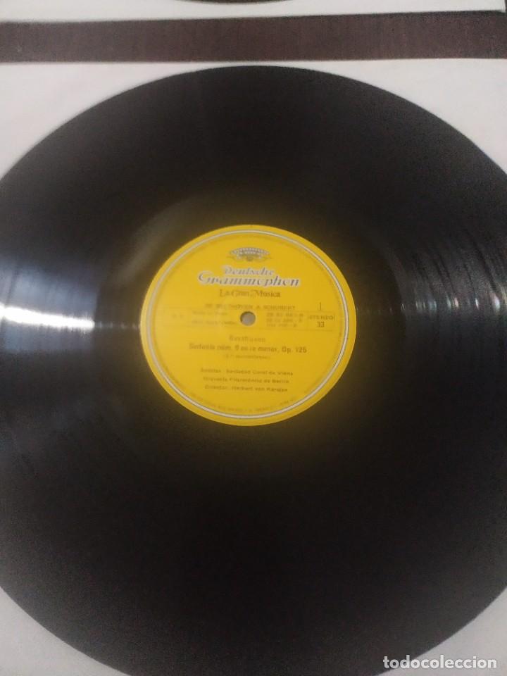 Discos de vinilo: 4 LP VINILO LA GRAN M&Uacute;SICA DE BEETHOVEN A SCHUBERT - Foto 5
