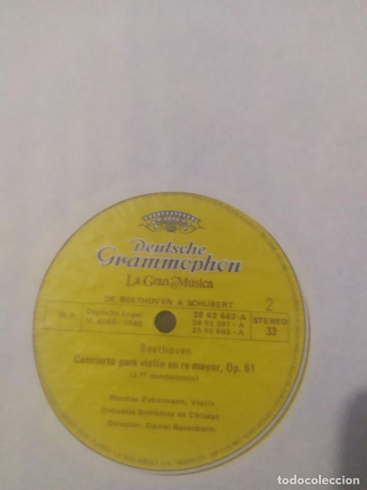 Discos de vinilo: 4 LP VINILO LA GRAN M&Uacute;SICA DE BEETHOVEN A SCHUBERT - Foto 6