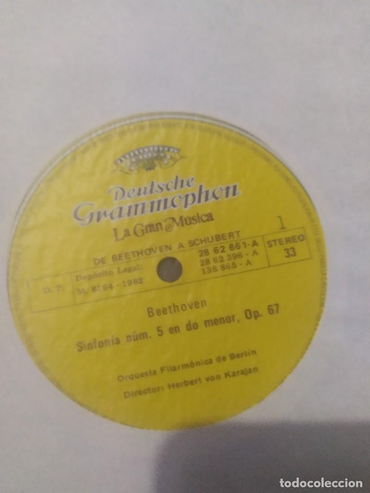 Discos de vinilo: 4 LP VINILO LA GRAN M&Uacute;SICA DE BEETHOVEN A SCHUBERT - Foto 7