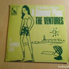Discos de vinilo: VENTURES, THE, SG, THEME FROM ”A SUMMER PLACE” + 1 , AÑO 19?? MADE IN FRANCE. Lote 297912753