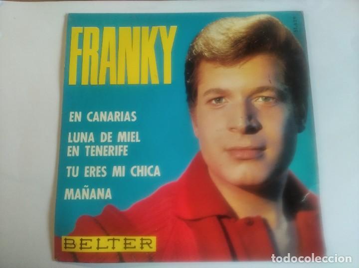 Discos de vinilo: FRANKY - T&uacute; eres mi chica + 3 *** RARO EP 1966 VERSI&Oacute;N ROY ORBISON - Foto 1