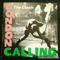 Discos de vinilo: THE CLASH (2 LP. EDICION ORIGINAL INGLESA UK 1979) LONDON CALLING - COMPLETO (BUEN ESTADO) PUNK. Lote 297978823