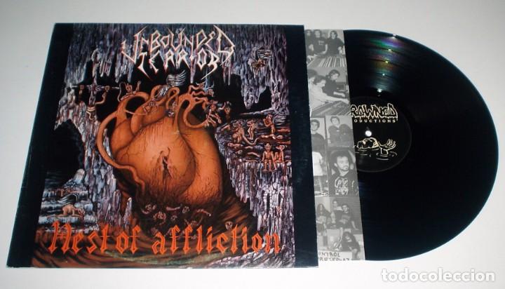Discos de vinilo: LP UNBOUNDED TERROR - NEST OF AFFLICTION - Foto 3