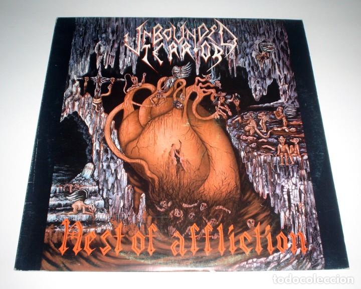 Discos de vinilo: LP UNBOUNDED TERROR - NEST OF AFFLICTION - Foto 1