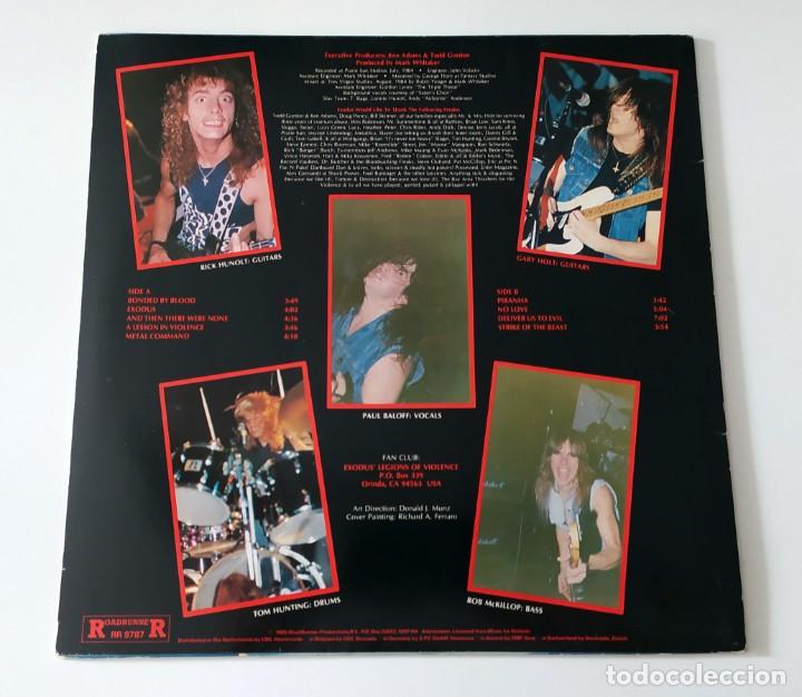 Discos de vinilo: LP EXODUS - BONDED BY BLOOD - Foto 2