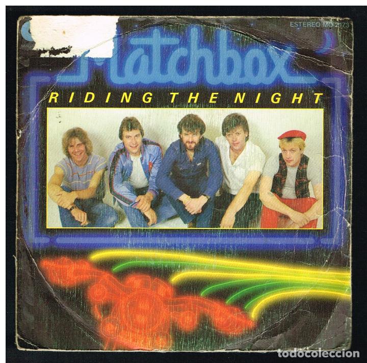 Dischi in vinile: MATCHBOX - RIDING THE NIGHT / MAD BAD AND DANGEROUS - SINGLE 1982 - PROMO