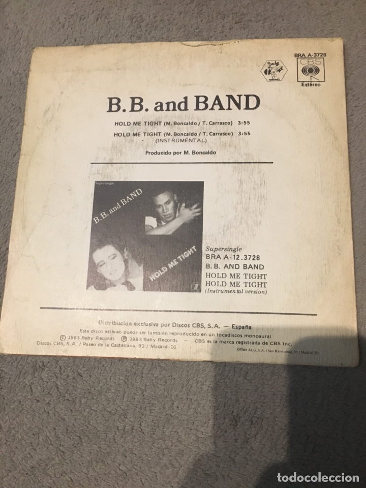 Discos de vinilo: B b and band hold me tight - Foto 2