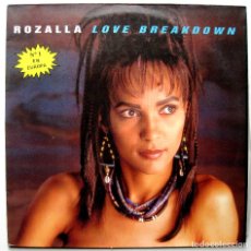 Discos de vinilo: ROZALLA - LOVE BREAKDOWN - MAXI BLANCO Y NEGRO 1992 BPY. Lote 298067848