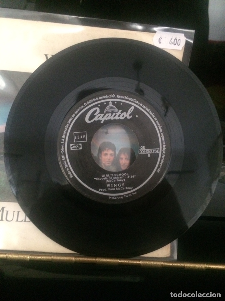 Discos de vinilo: WINGS. Mull Of Kintyre. - Foto 4
