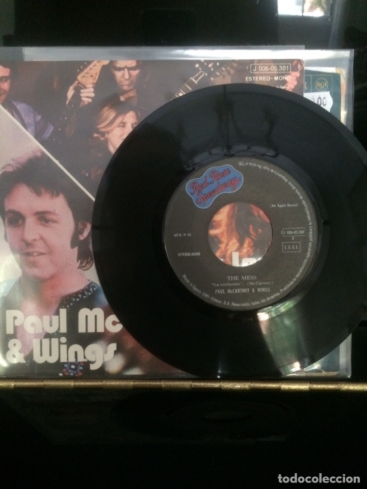 Discos de vinilo: PAUL McCARTNEY & WINGS. My Love. - Foto 4