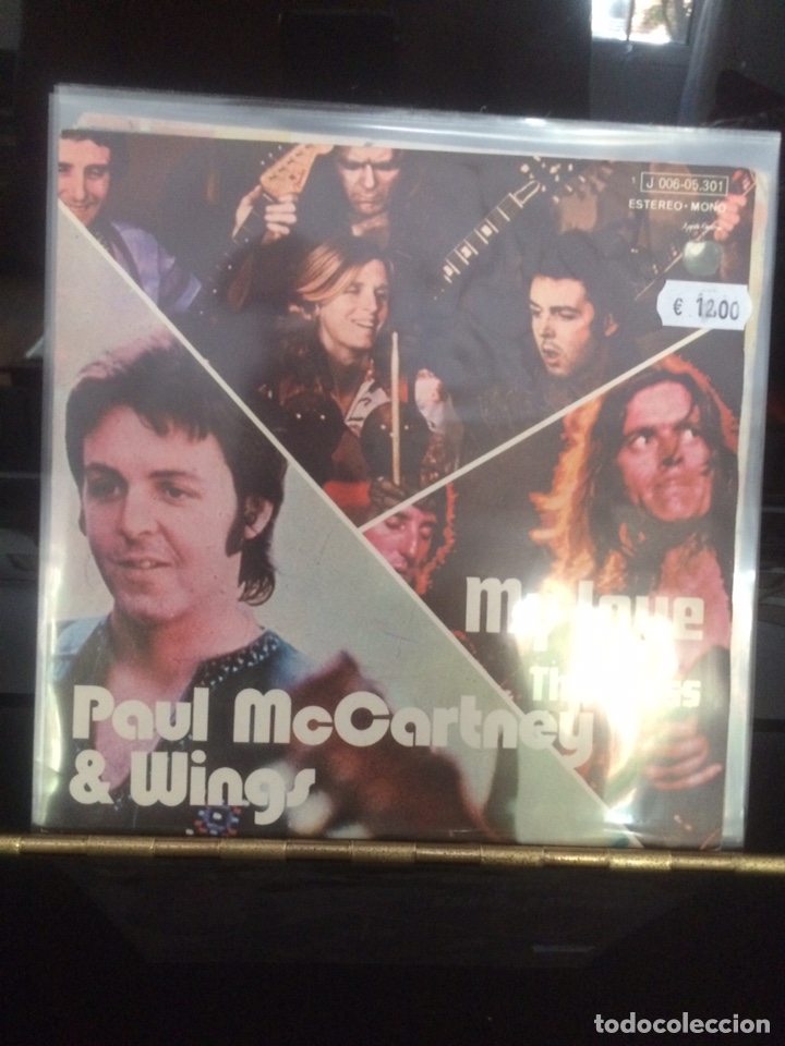 Discos de vinilo: PAUL McCARTNEY & WINGS. My Love. - Foto 1
