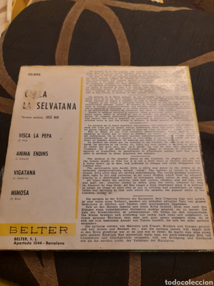 Discos de vinilo: Vinilo, Cobla La Selvatana, de 1961,disco sin estrenar - Foto 2