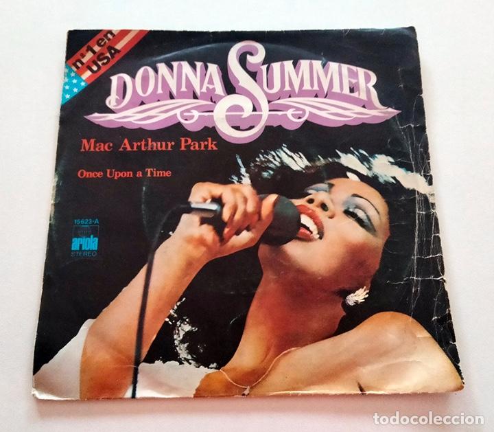 Discos de vinilo: VINILO SINGLE DE DONNA SUMMER. ONCE UPON A TIME. 1978. - Foto 1
