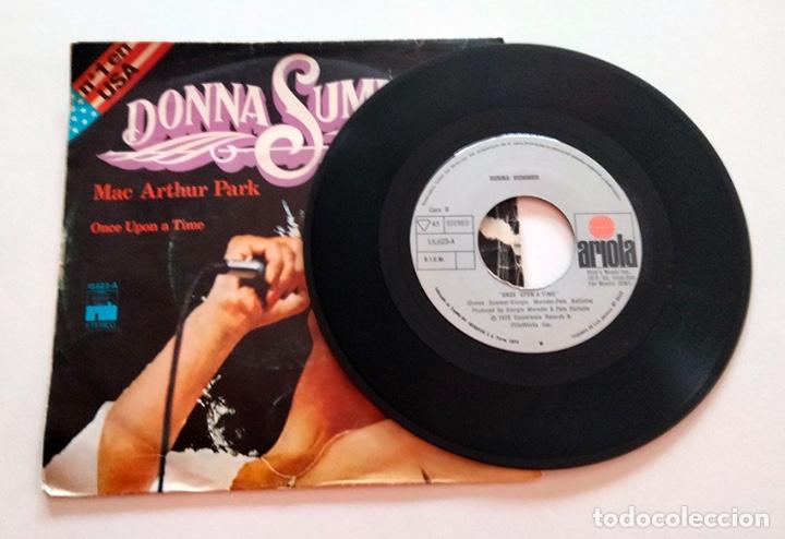Discos de vinilo: VINILO SINGLE DE DONNA SUMMER. ONCE UPON A TIME. 1978. - Foto 3