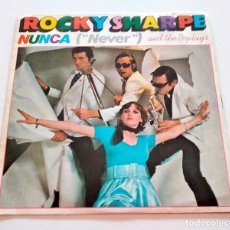 Discos de vinilo: VINILO SINGLE DE ROCKY SHARPE AND THE REPLAYS. NUNCA / NEVER. 1979.. Lote 298185848