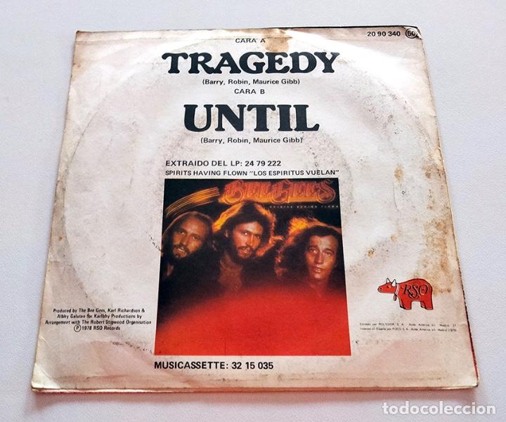 Discos de vinilo: VINILO SINGLE DE BEE GEES. TRAGEDY. 1979. - Foto 2