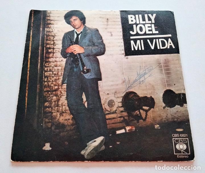 Discos de vinilo: VINILO SINGLE DE BILLY JOEL. MI VIDA. 1978. - Foto 1