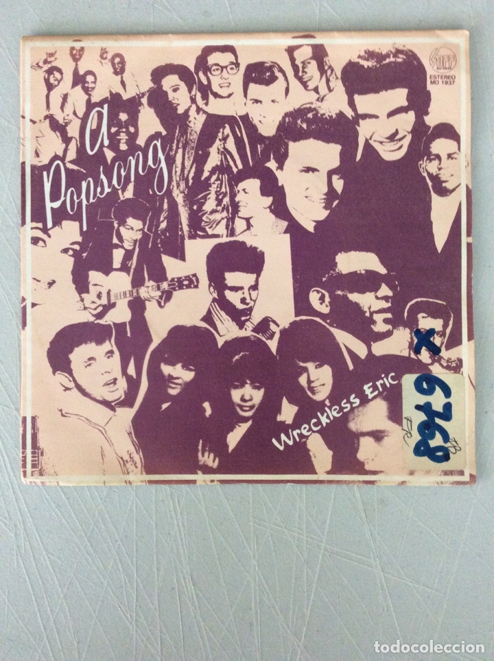 Discos de vinilo: A Popsong. Wreckless Eric. Reconnez Cherie. - Foto 1