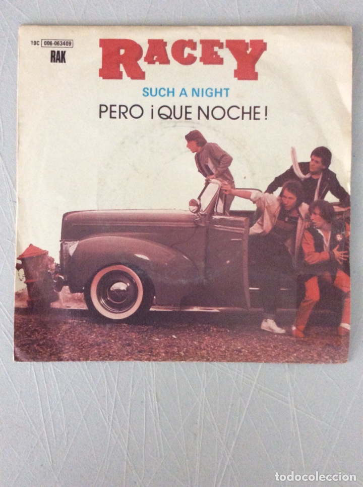 Discos de vinilo: Racey. Such a night. There&rsquo;s a party going on. - Foto 1
