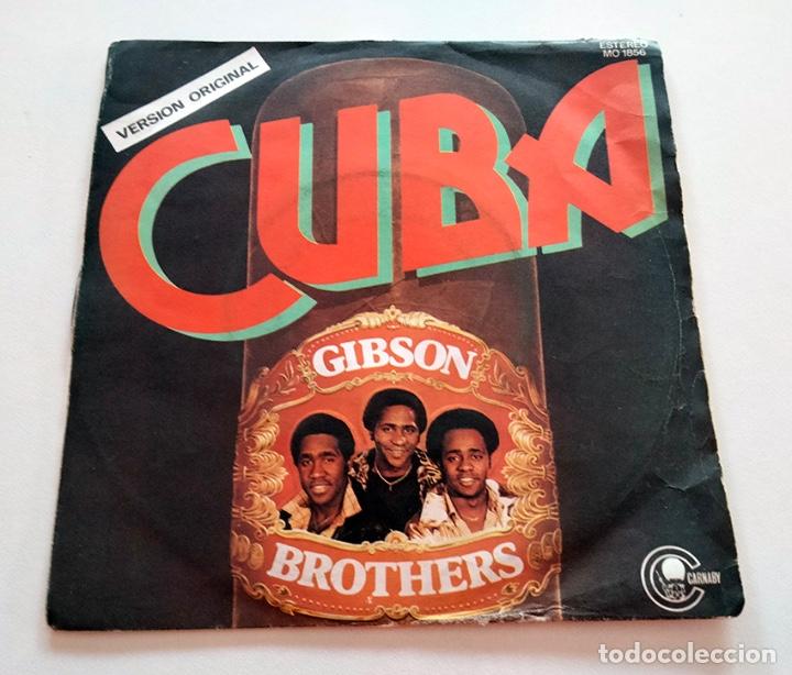 Discos de vinilo: VINILO SINGLE DE GIBSON BROTHERS. CUBA. 1979. - Foto 1