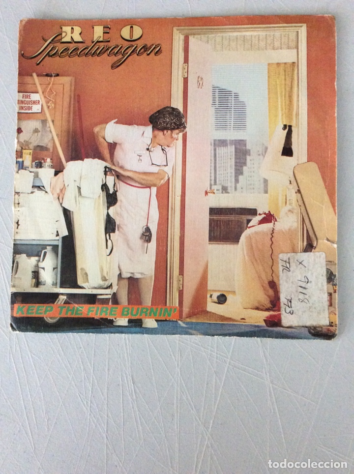 Discos de vinilo: REO. Speedivagon. Keep the fire burnin. - Foto 1