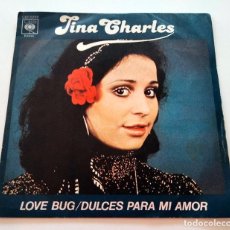 Discos de vinilo: VINILO SINGLE DE TINA CHARLES. LOVE BUG. 1978.