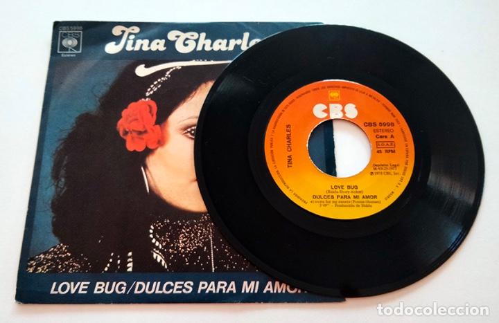 Discos de vinilo: VINILO SINGLE DE TINA CHARLES. LOVE BUG. 1978. - Foto 3