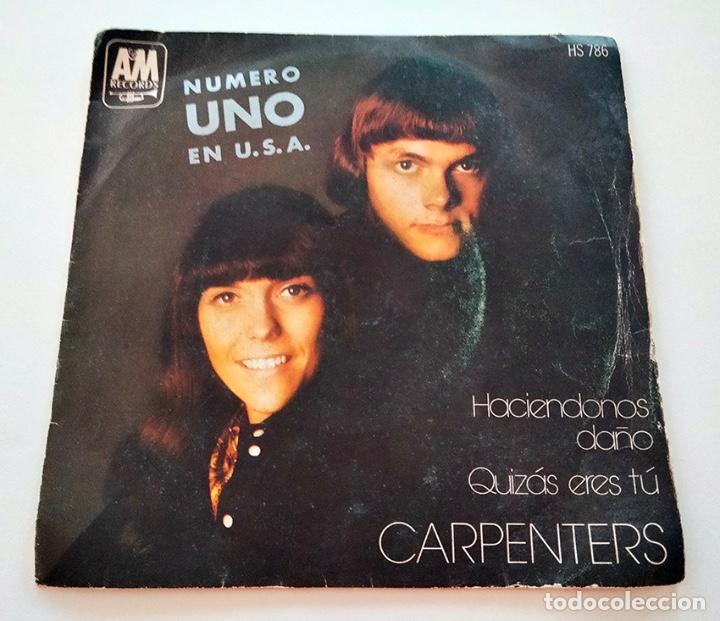 Discos de vinilo: VINILO SINGLE DE CARPENTERS. HACIENDONOS DA&Ntilde;O. 1972. - Foto 1