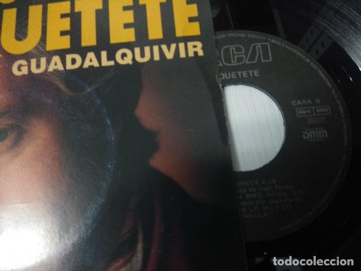 Discos de vinilo: CHIQUETETE/GUADALQUIVER/SINGLE. - Foto 2
